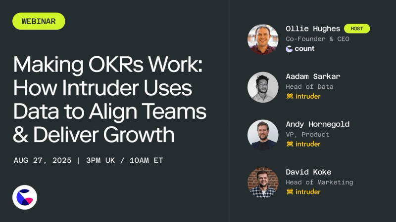 Making OKRs Work: How Intruder Uses Data to Align Teams & Deliver Growth