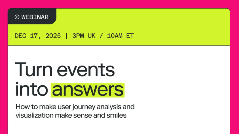 Turn Events into Answers