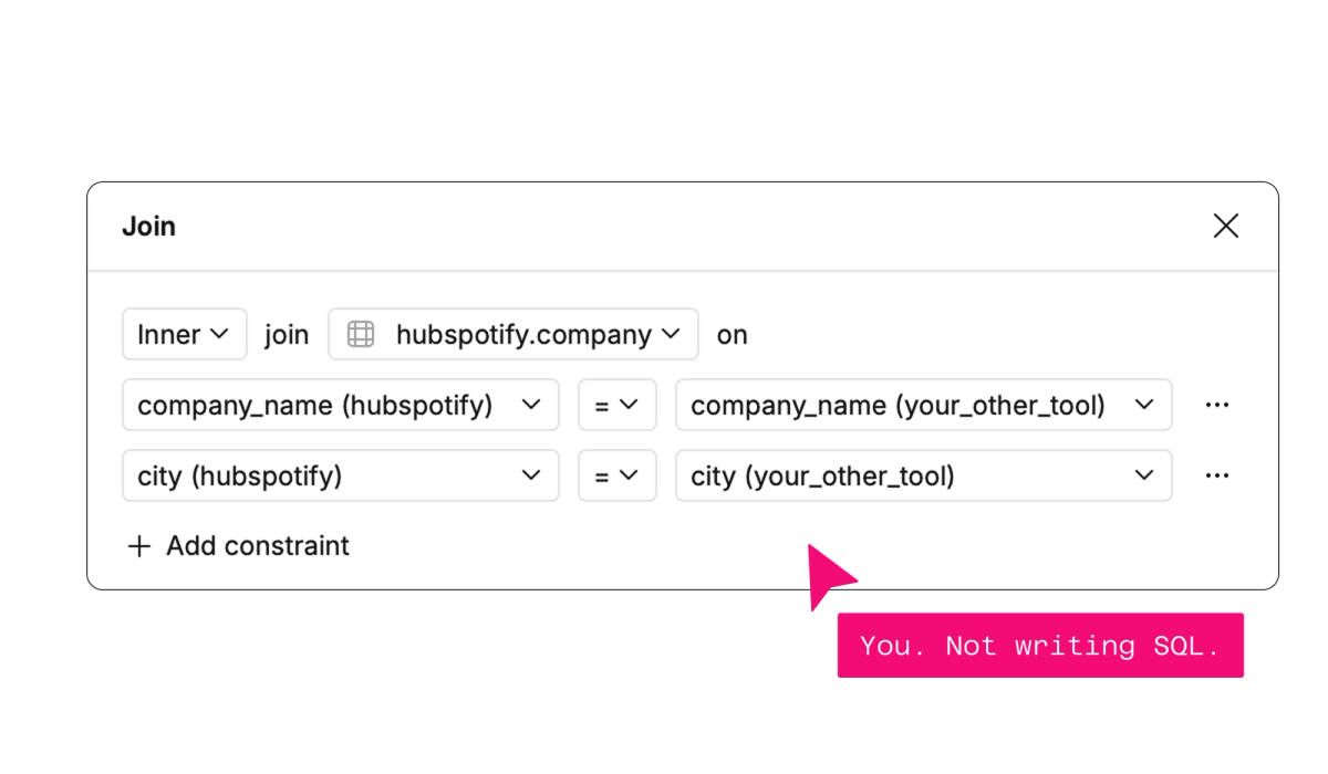 Siloed data? JOIN the party